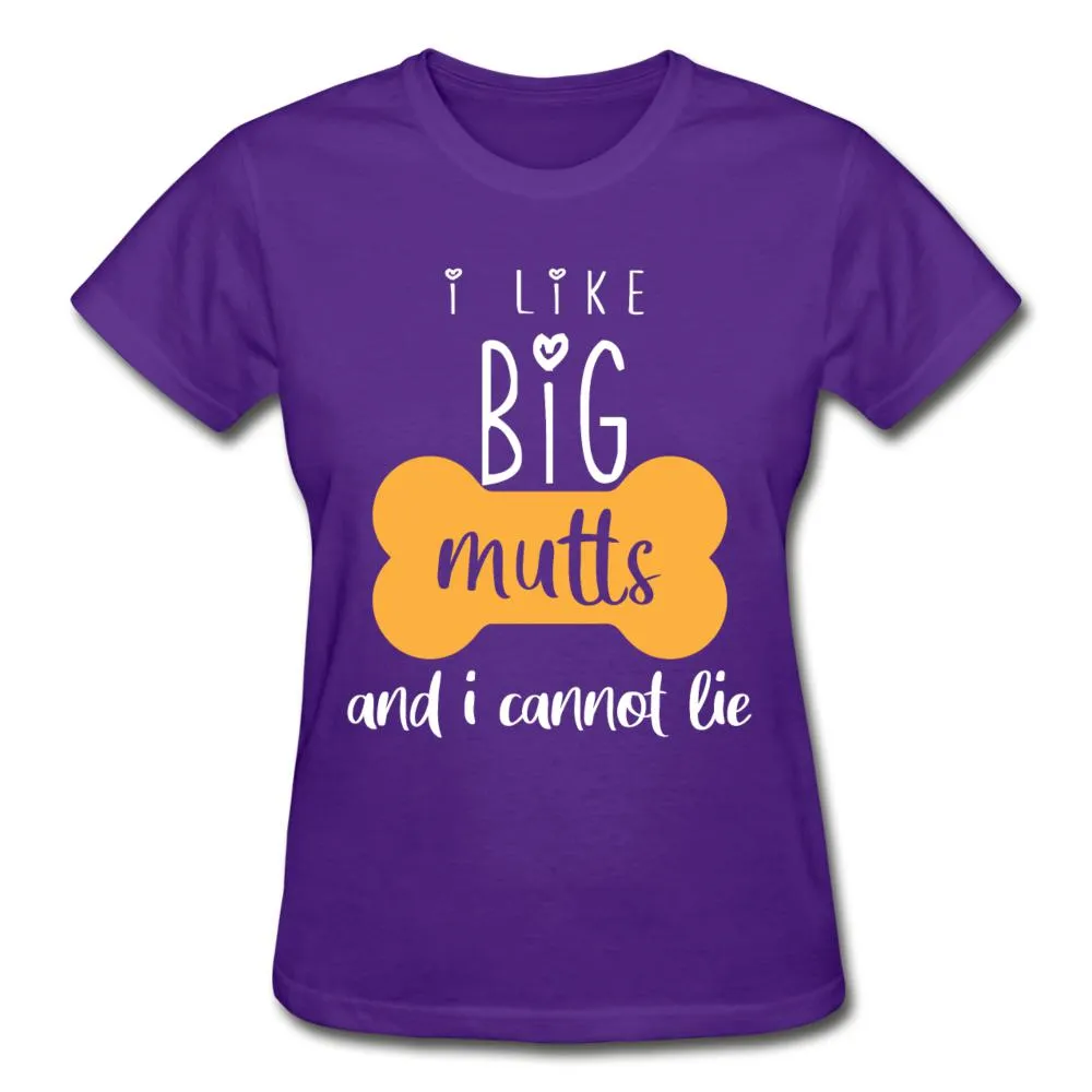I like big Mutts Gildan Ultra Cotton Ladies T-Shirt