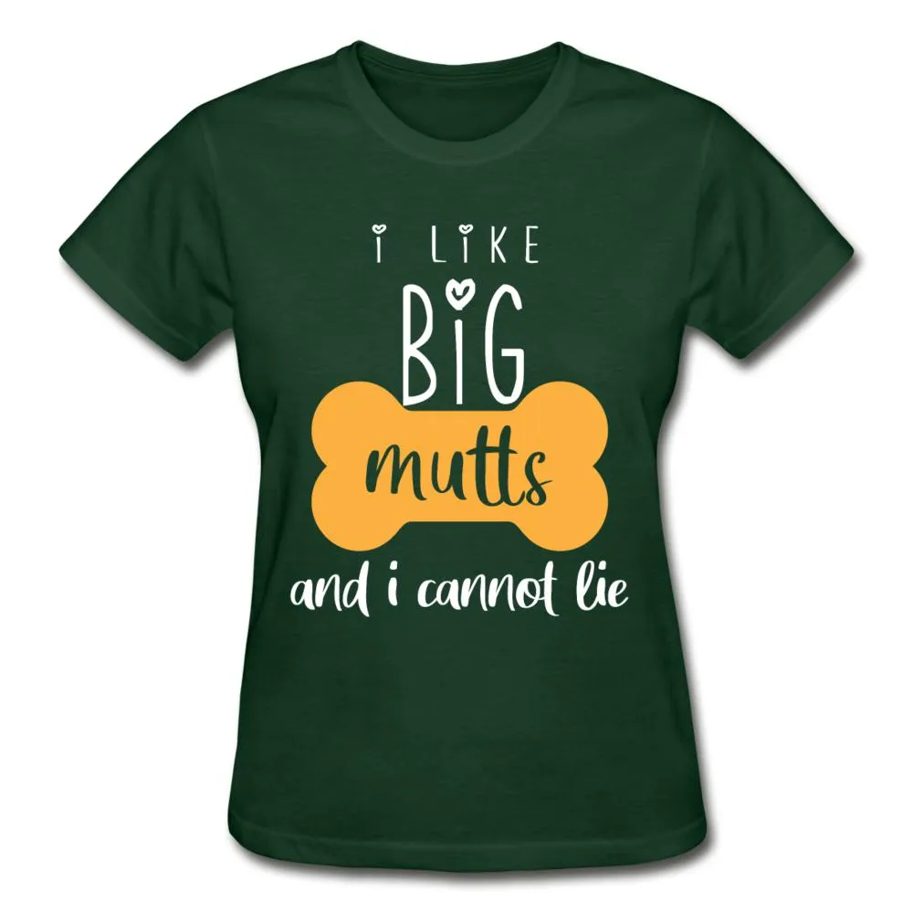 I like big Mutts Gildan Ultra Cotton Ladies T-Shirt