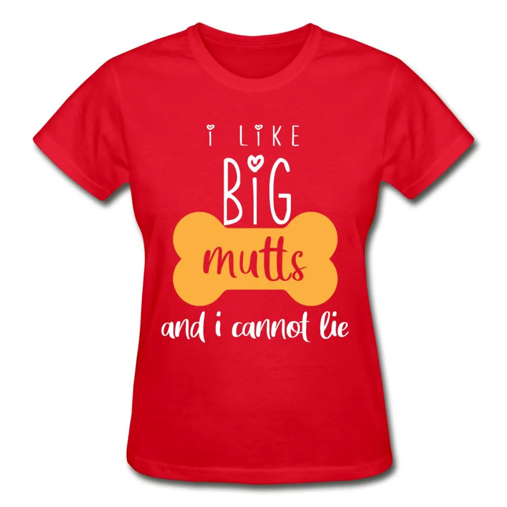 I like big Mutts Gildan Ultra Cotton Ladies T-Shirt