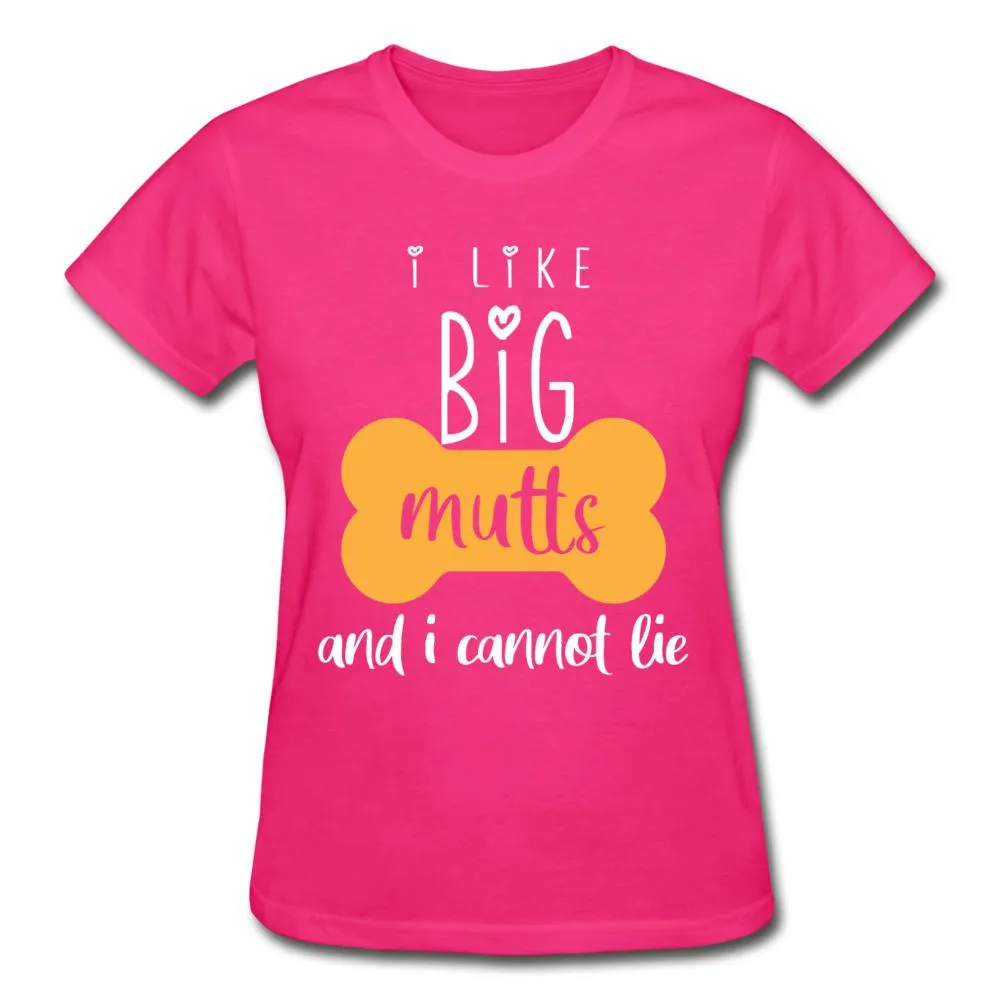 I like big Mutts Gildan Ultra Cotton Ladies T-Shirt