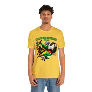Jamaica The World Stage T-shirt | I will dominate Design shirts | Inspirational words | Jamaican T-shirt design