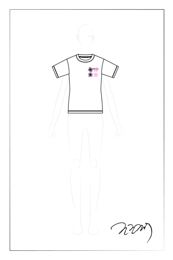 Jardin des Fabriques Printed T-Shirt in Pima Cotton