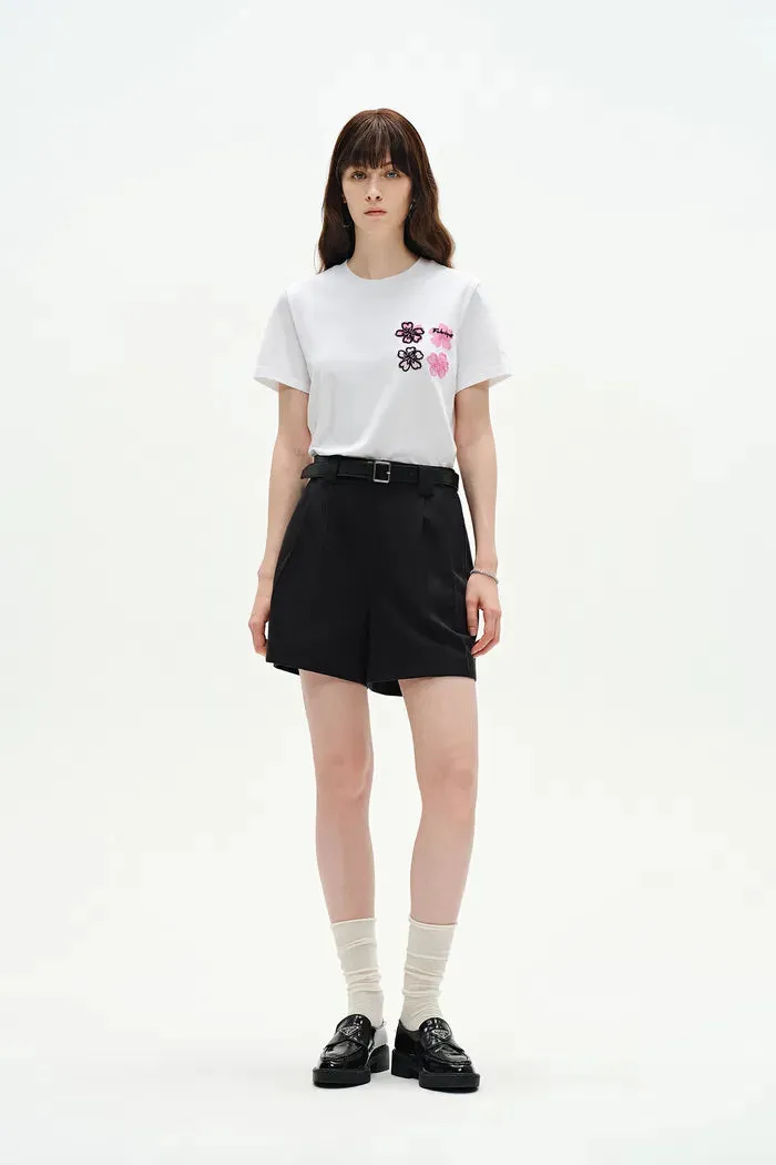 Jardin des Fabriques Printed T-Shirt in Pima Cotton