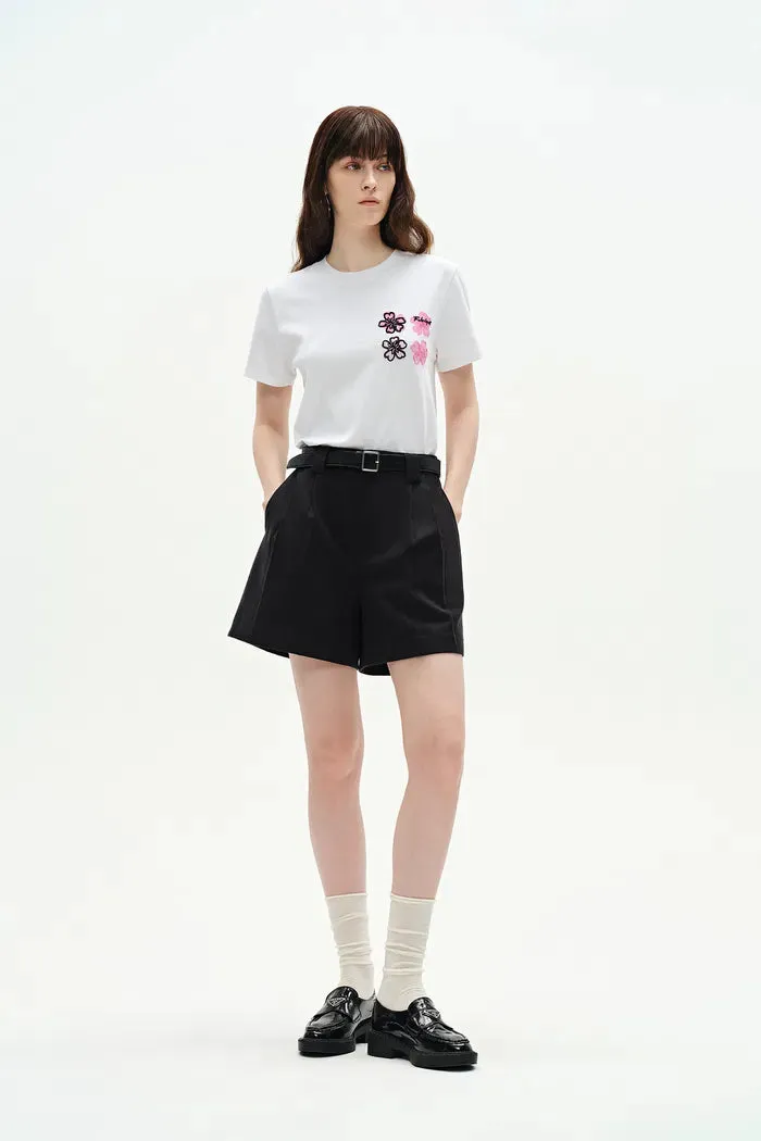 Jardin des Fabriques Printed T-Shirt in Pima Cotton