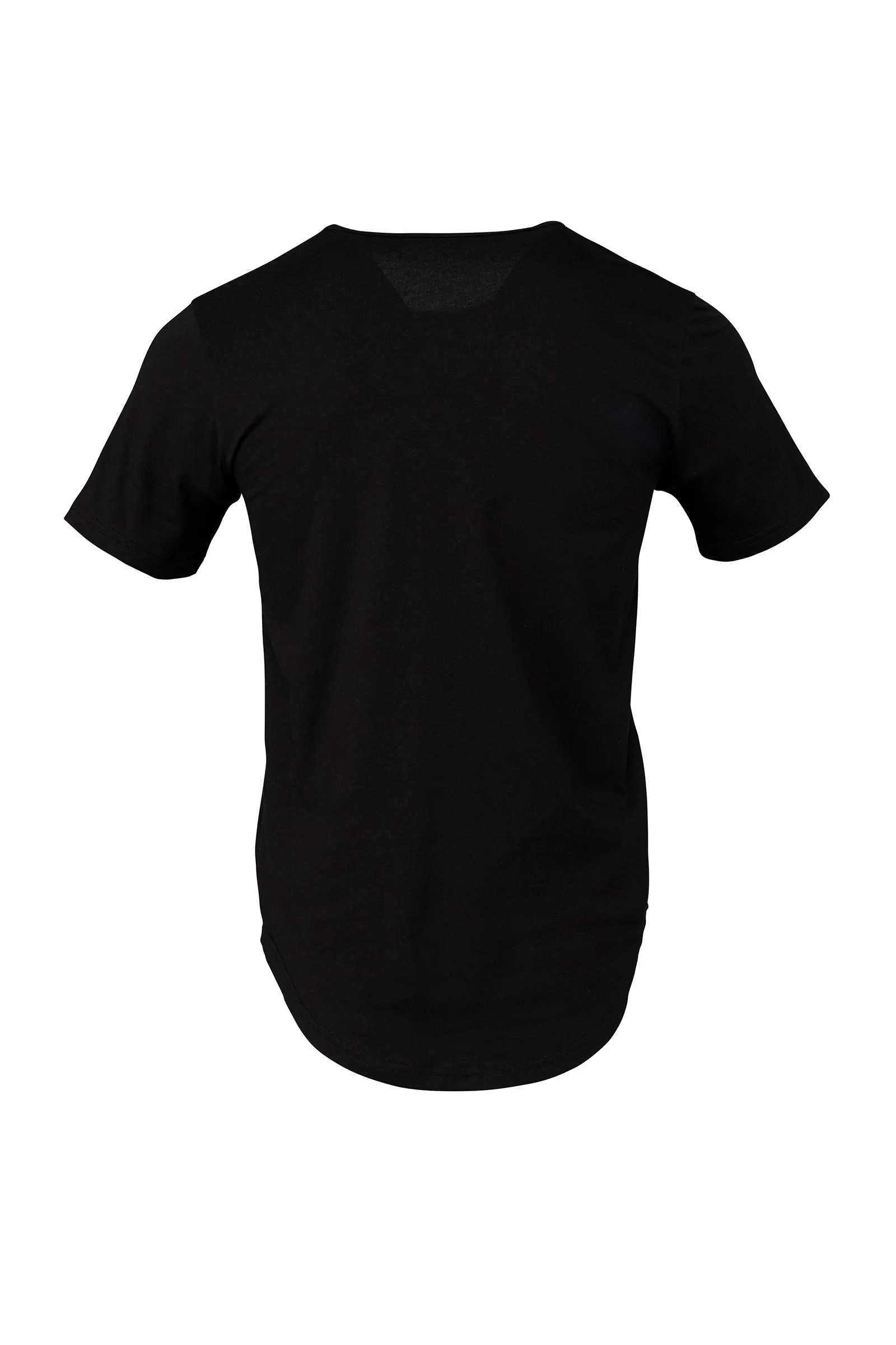 Jersey Short Sleeve T-Shirt with Curved Hem Adult