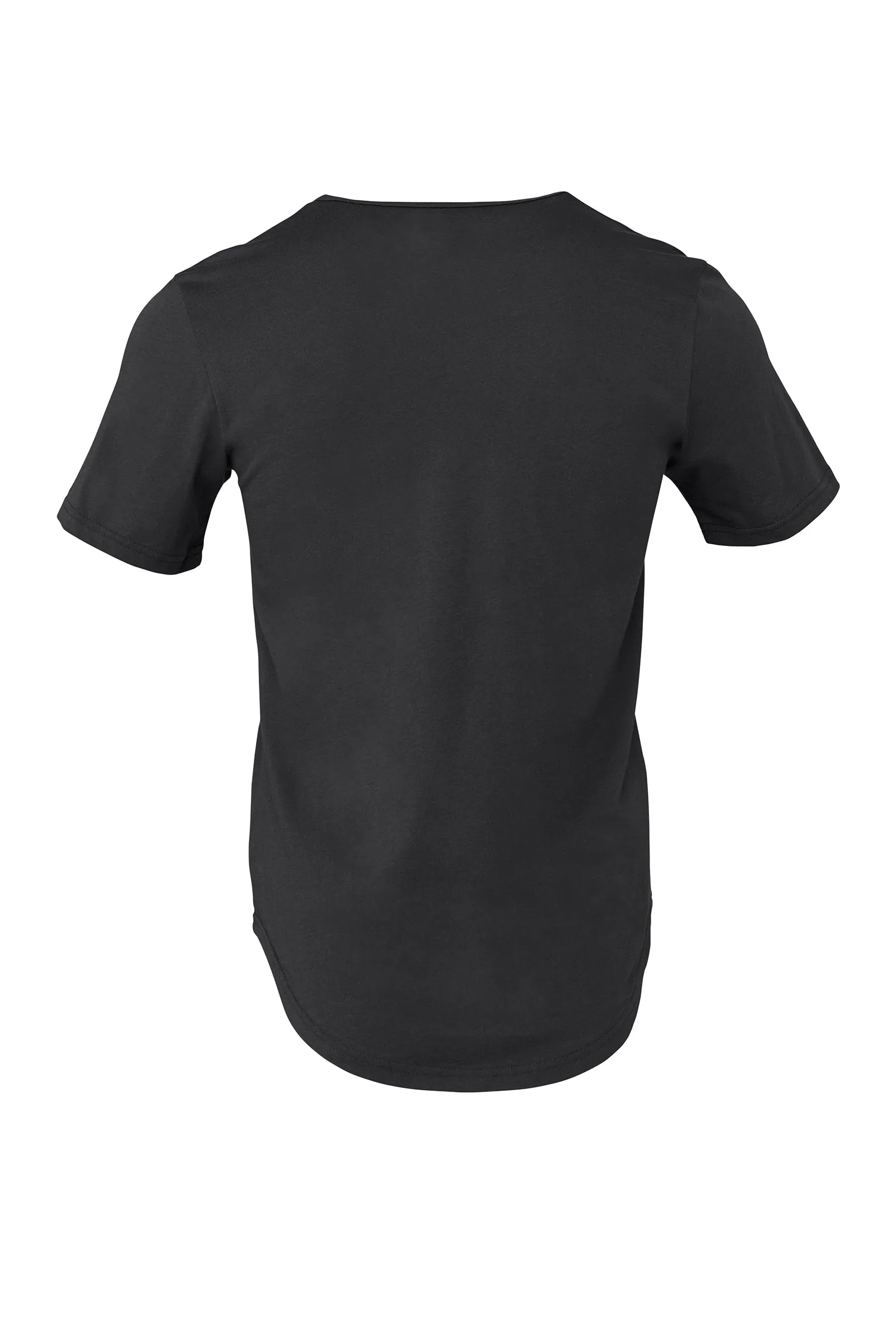 Jersey Short Sleeve T-Shirt with Curved Hem Adult