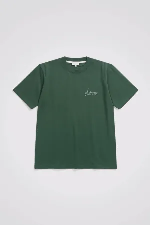 Johannes Chain Stitch Logo - Dartmouth Green