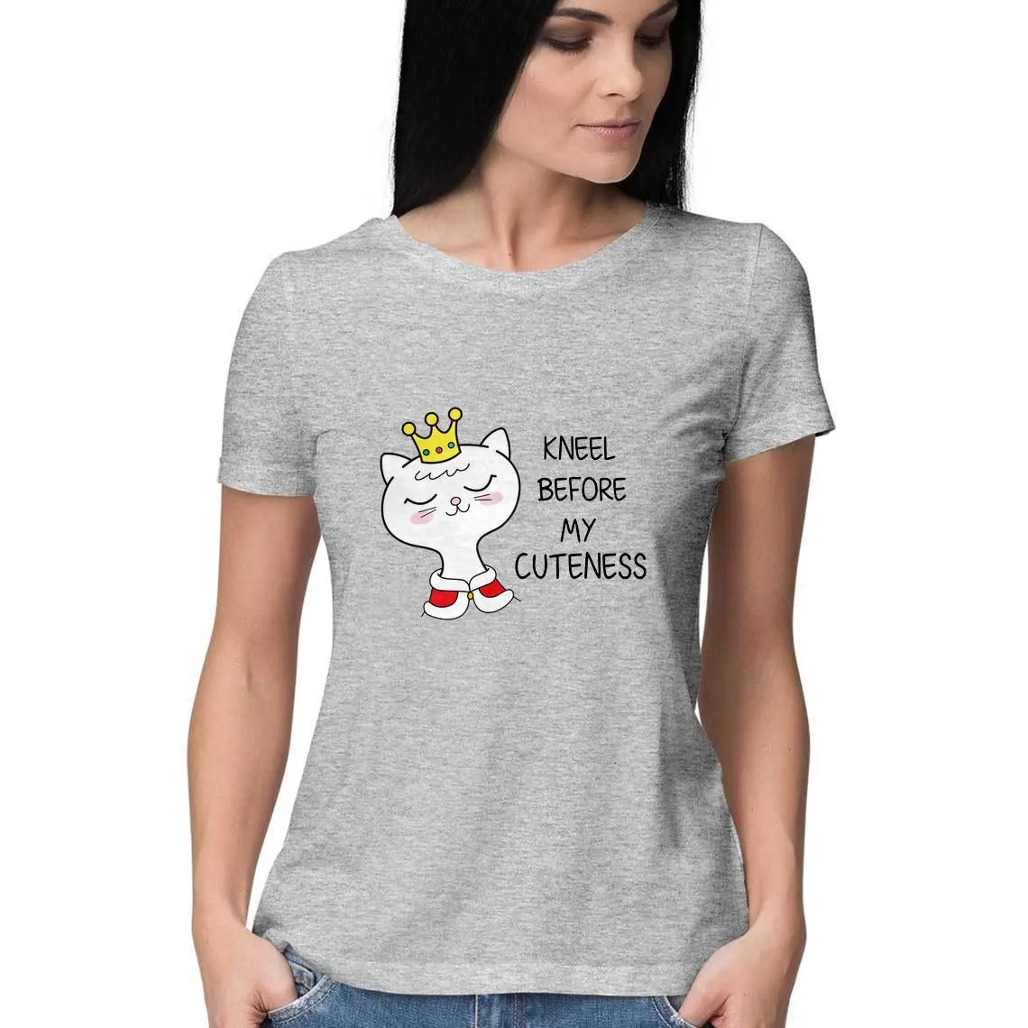 Kneel Before My Cuteness T-Shirt