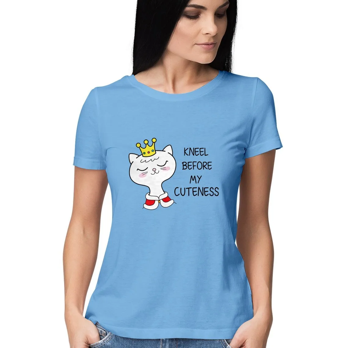 Kneel Before My Cuteness T-Shirt