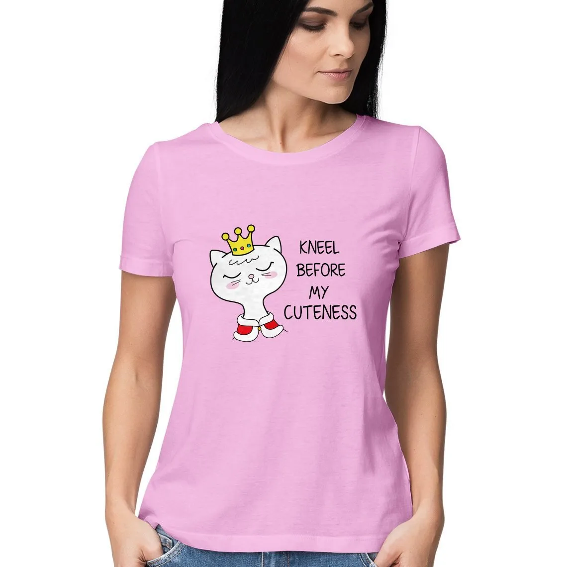 Kneel Before My Cuteness T-Shirt