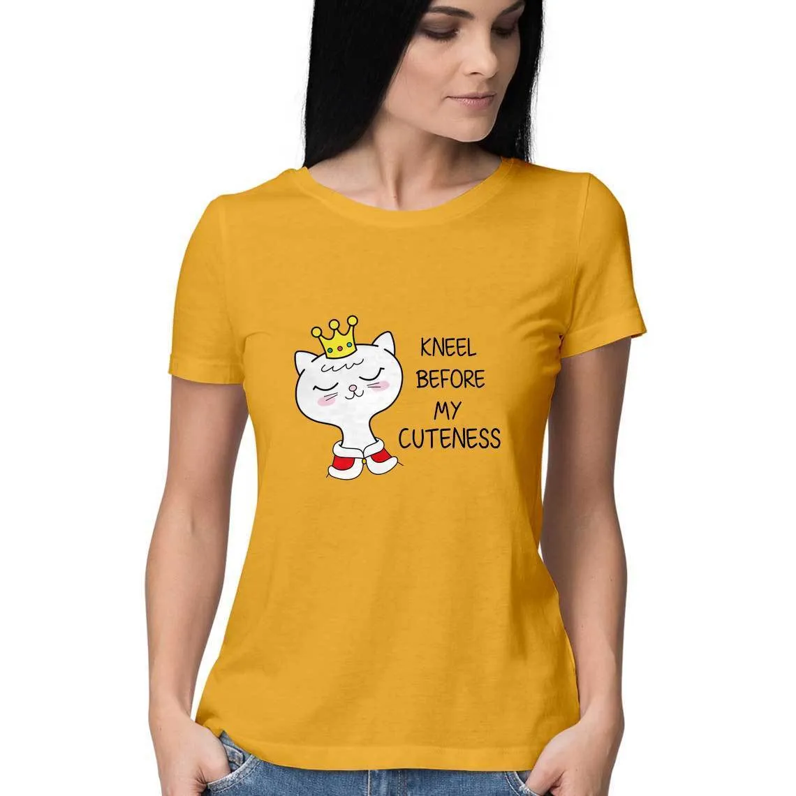 Kneel Before My Cuteness T-Shirt