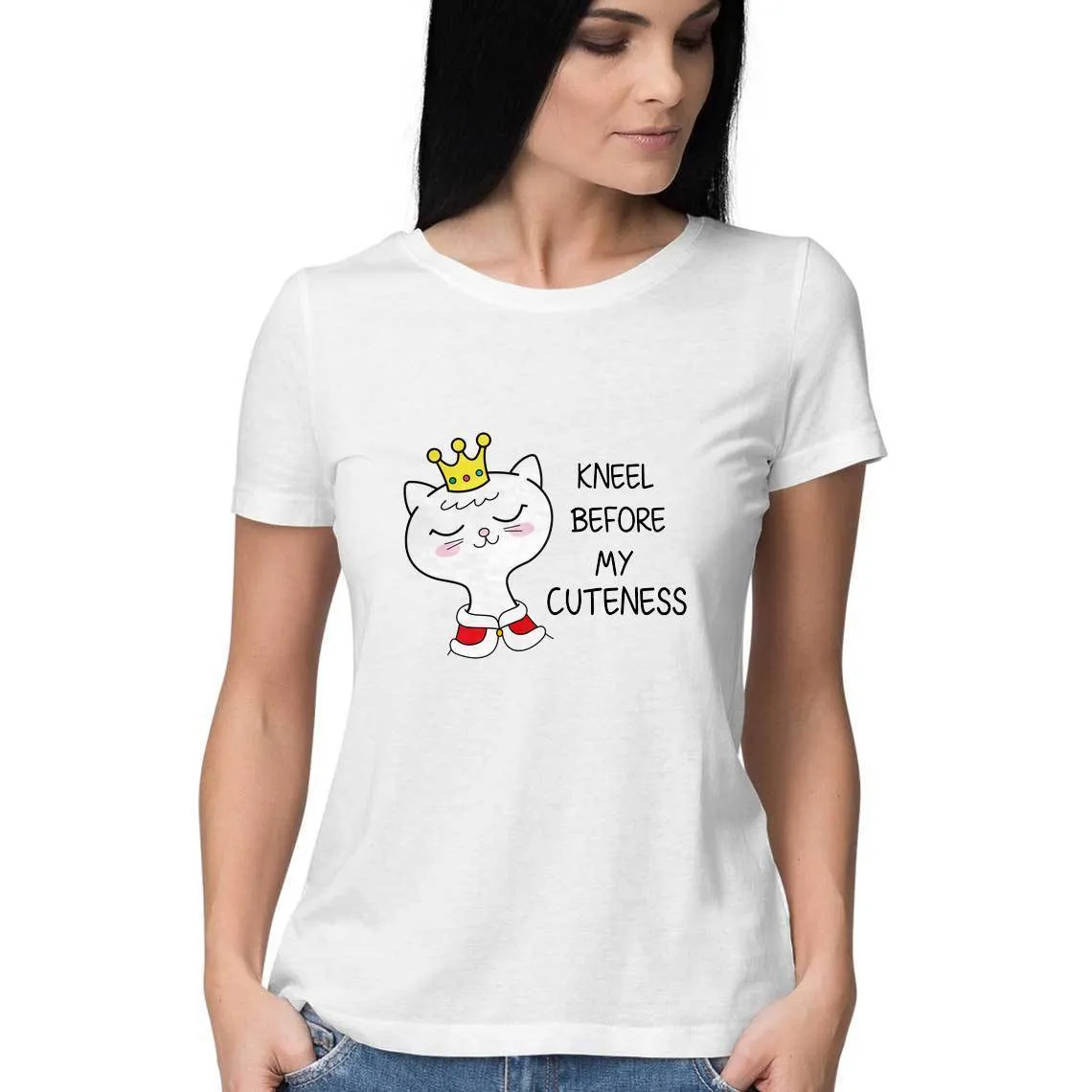 Kneel Before My Cuteness T-Shirt