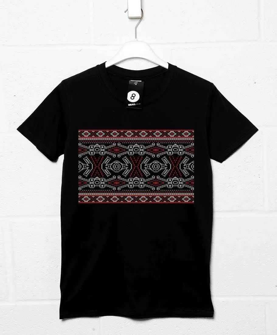 Knitted Jumper Style Starships T-Shirt
