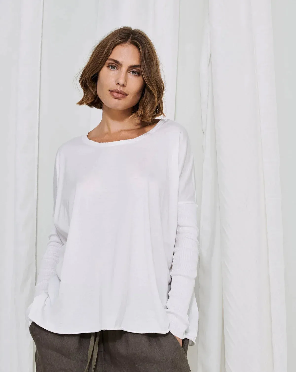 KristenseN Du Nord Long Sleeve Top in Forest