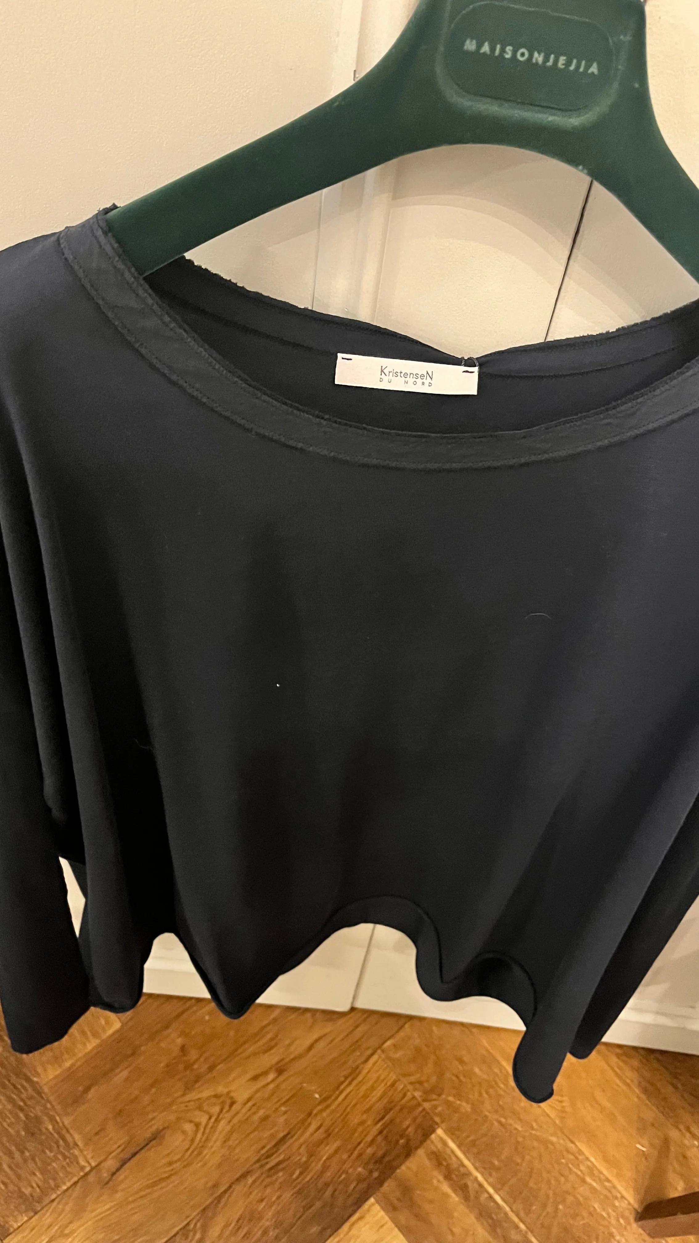 KristenseN Du Nord Long Sleeve Top in Navy