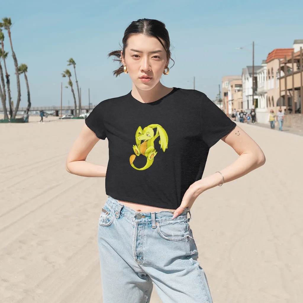 Lighender Women's Flowy Cropped Tee