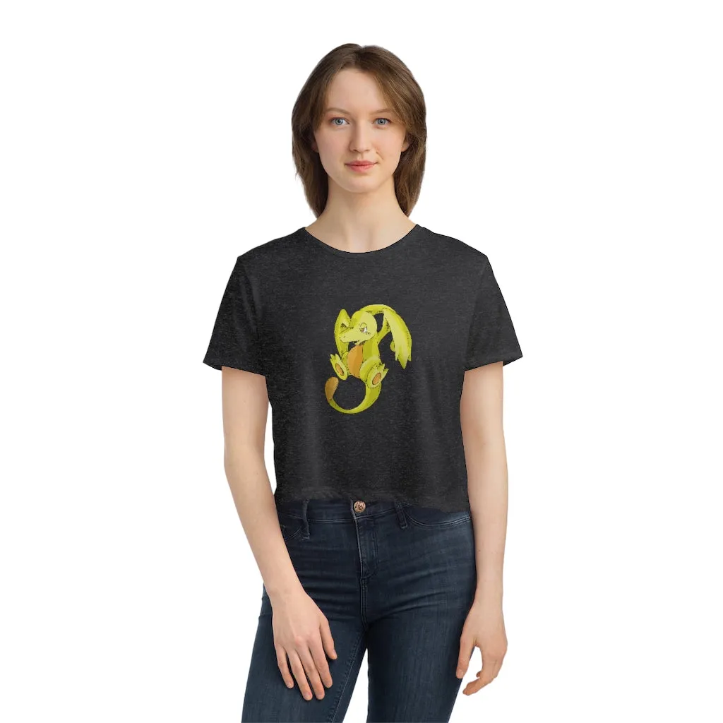 Lighender Women's Flowy Cropped Tee