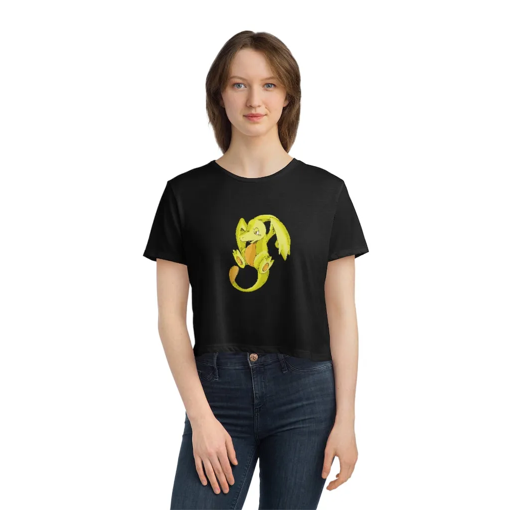 Lighender Women's Flowy Cropped Tee