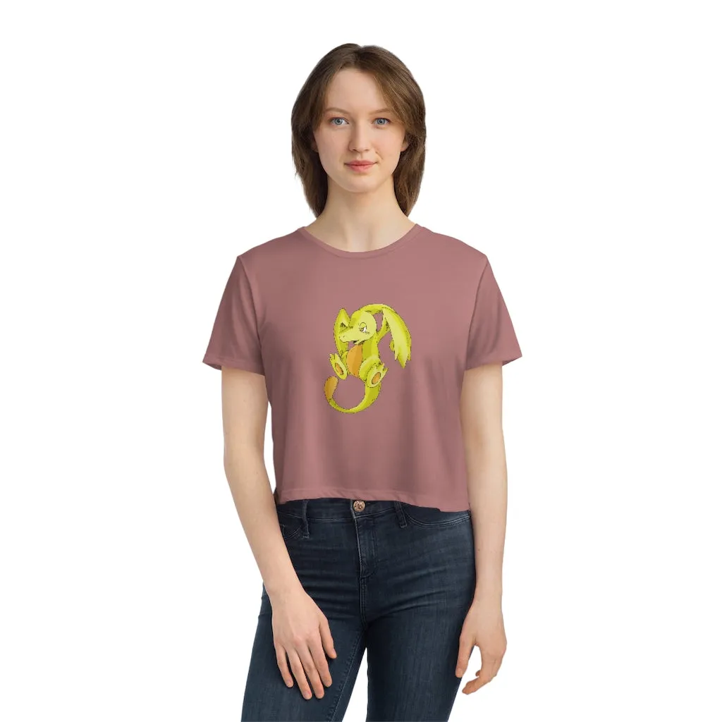 Lighender Women's Flowy Cropped Tee