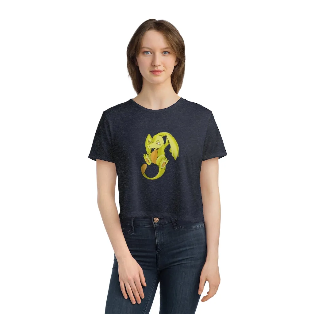 Lighender Women's Flowy Cropped Tee