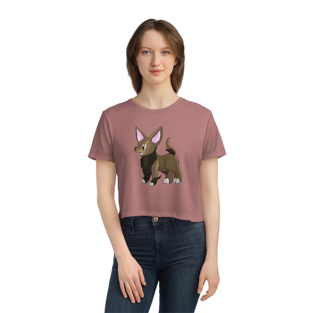 Lipgirl Women's Flowy Cropped Tee