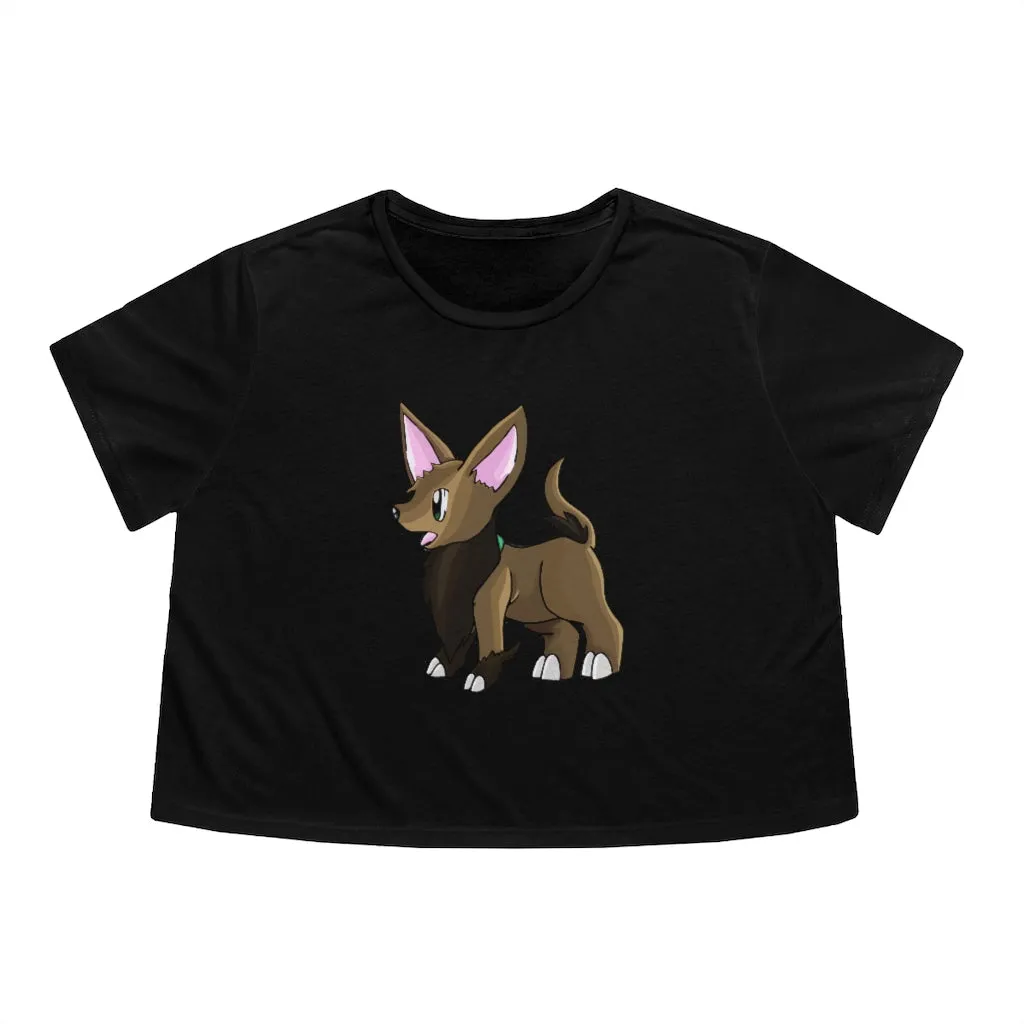 Lipgirl Women's Flowy Cropped Tee