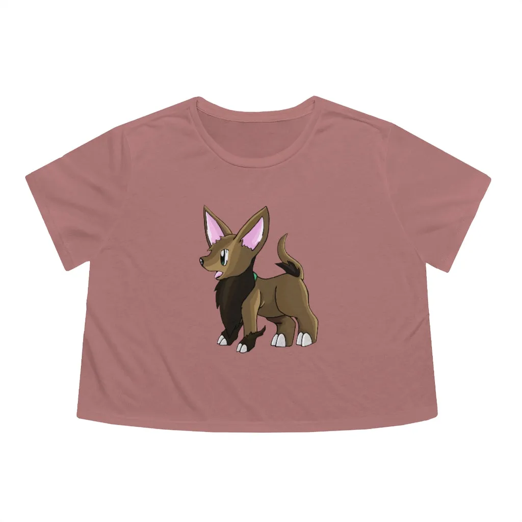 Lipgirl Women's Flowy Cropped Tee