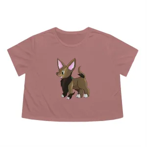 Lipgirl Women's Flowy Cropped Tee