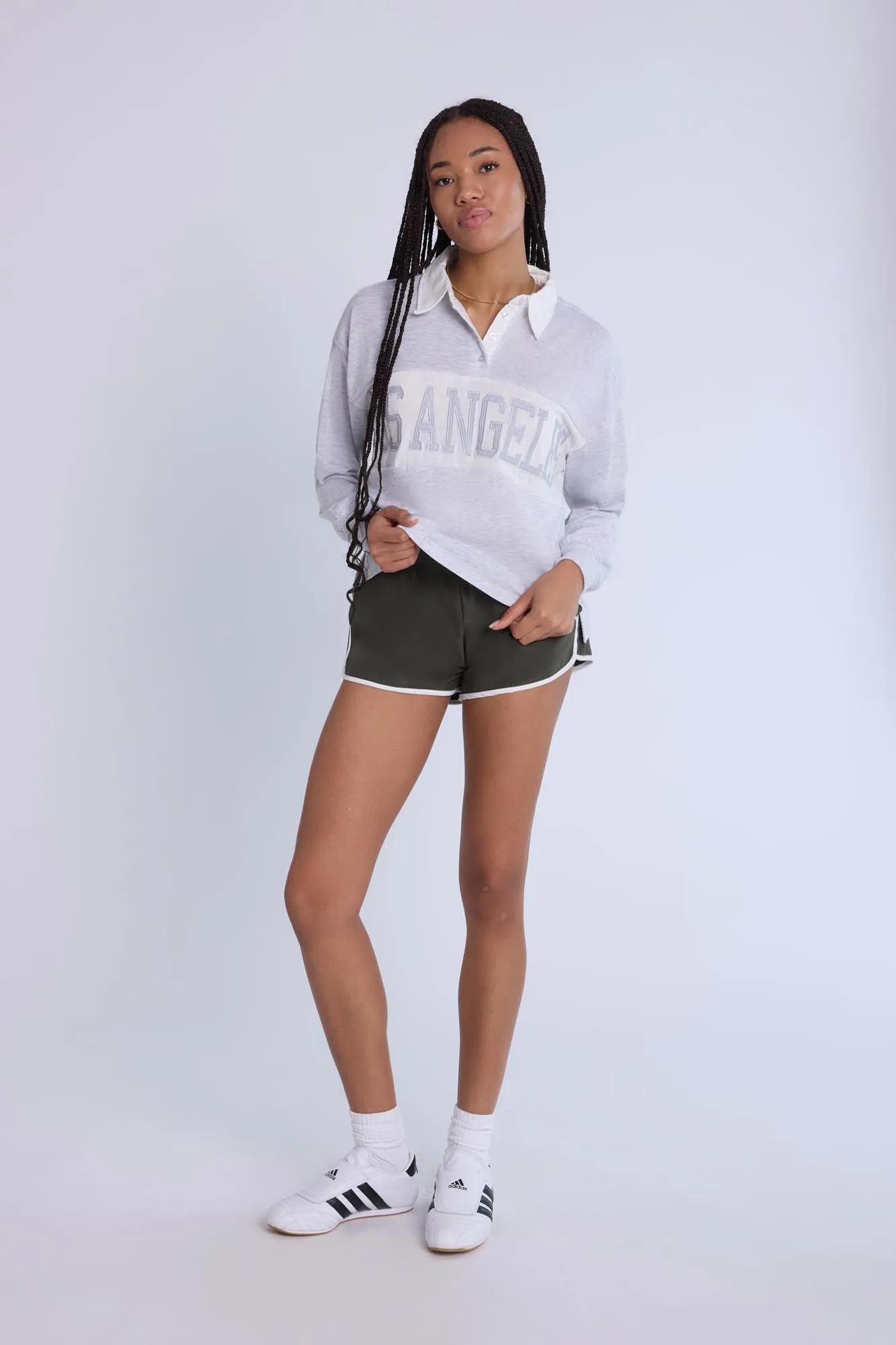 Long Sleeve Polo Tee