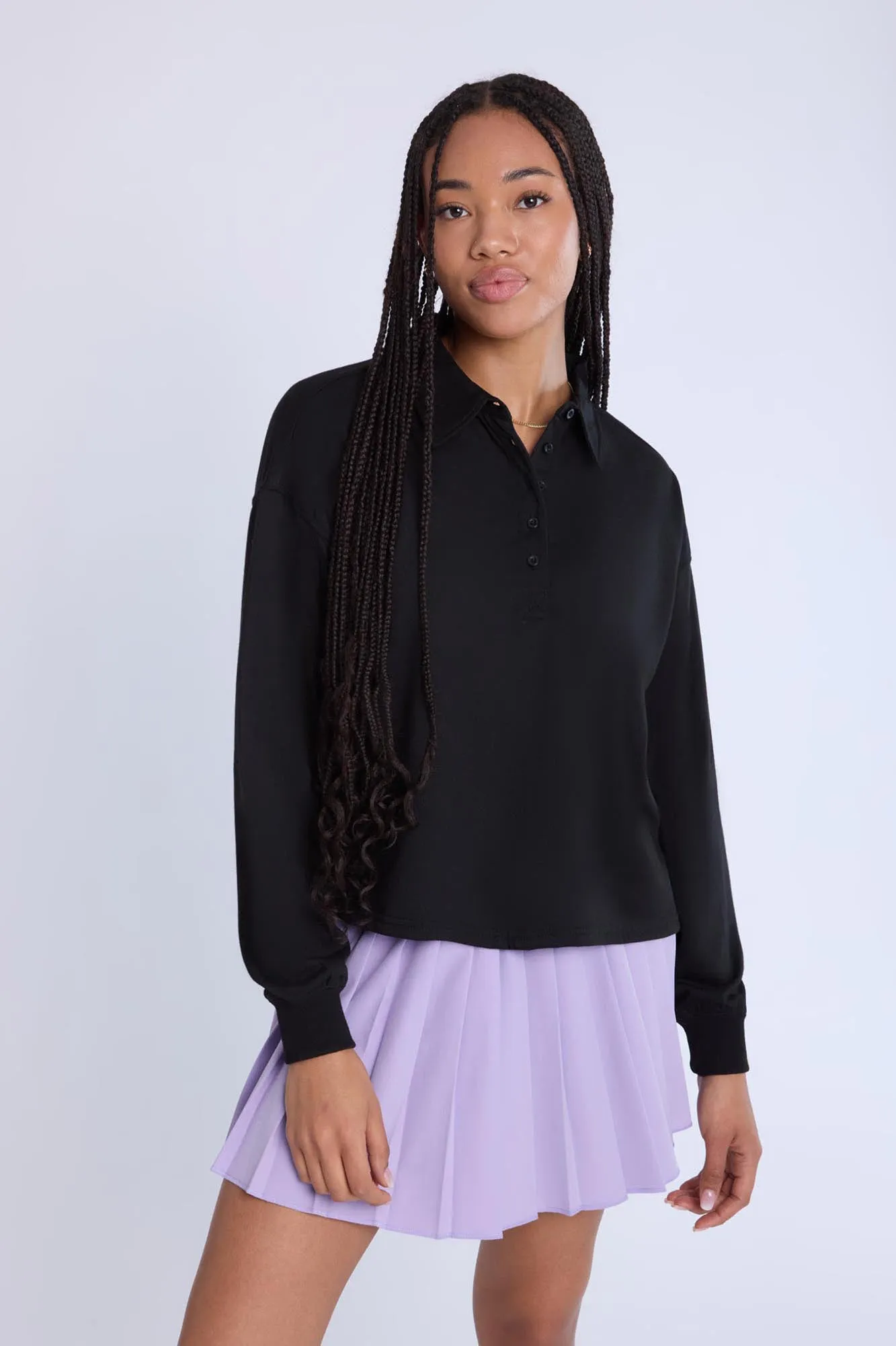 Long Sleeve Polo Tee