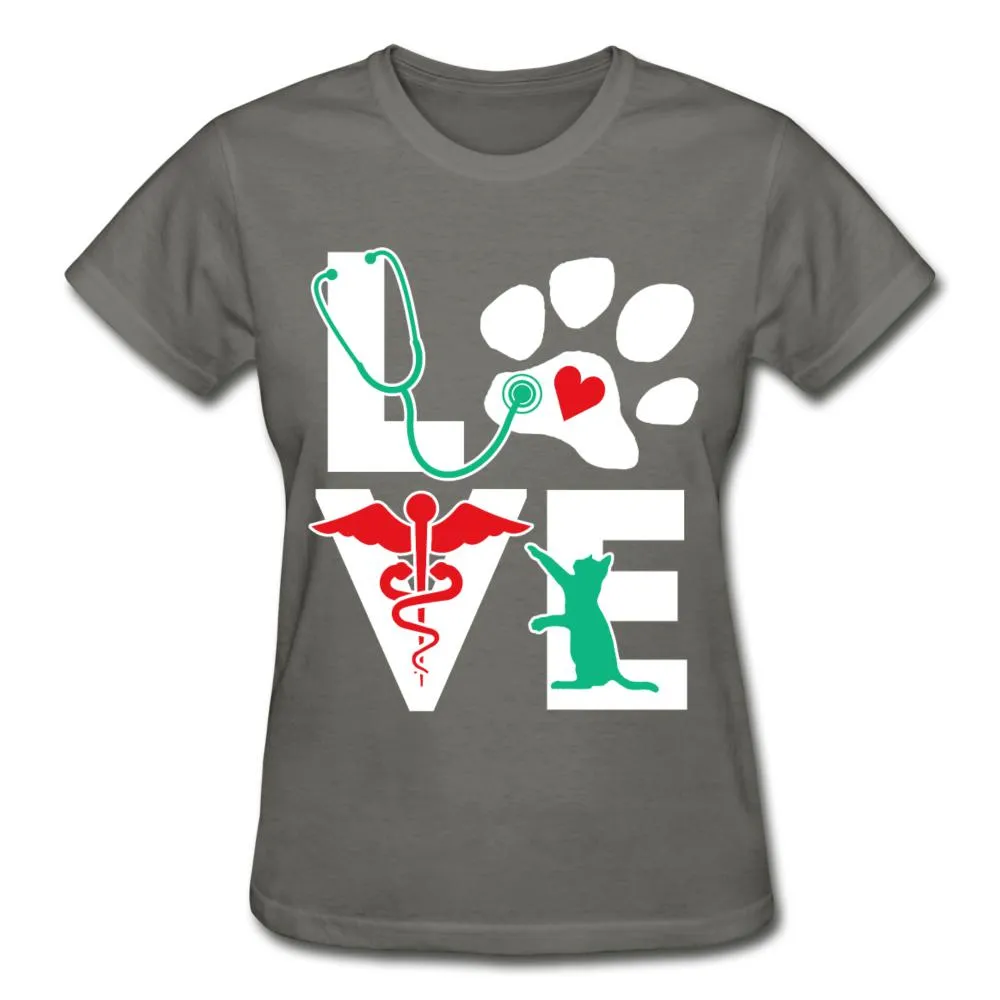 Love cat Gildan Ultra Cotton Ladies T-Shirt