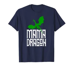 Mama Dragon Shirt Matching Family Tribe Green Mom Mother