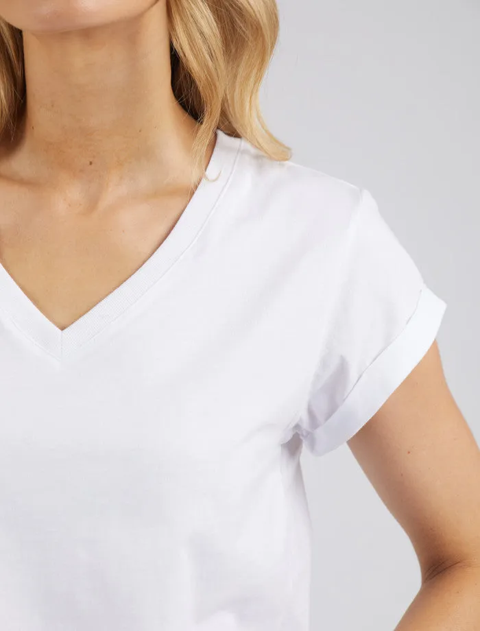 Manly Vee Tee (White)
