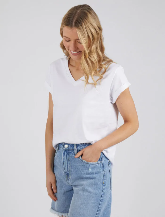 Manly Vee Tee (White)