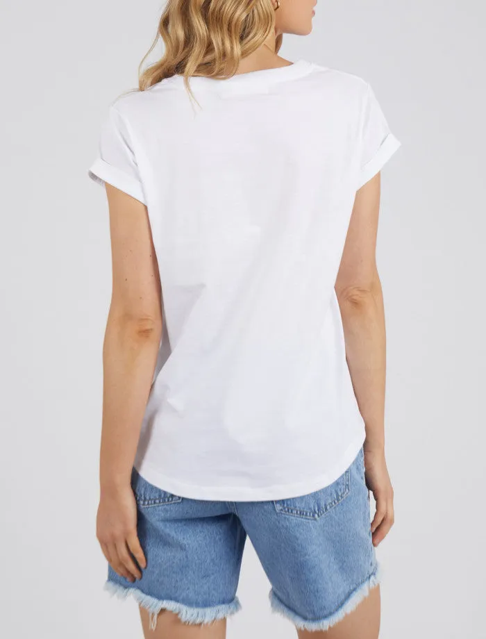 Manly Vee Tee (White)