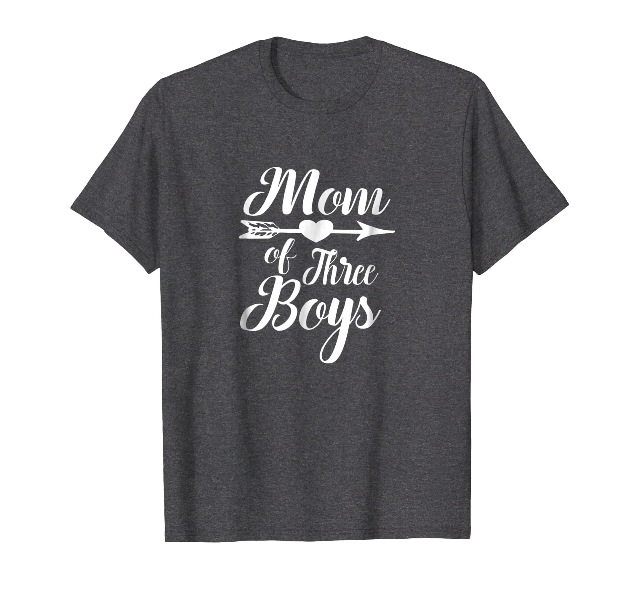 Mom of three boys | Mother Son Parent Novelty T-shirt