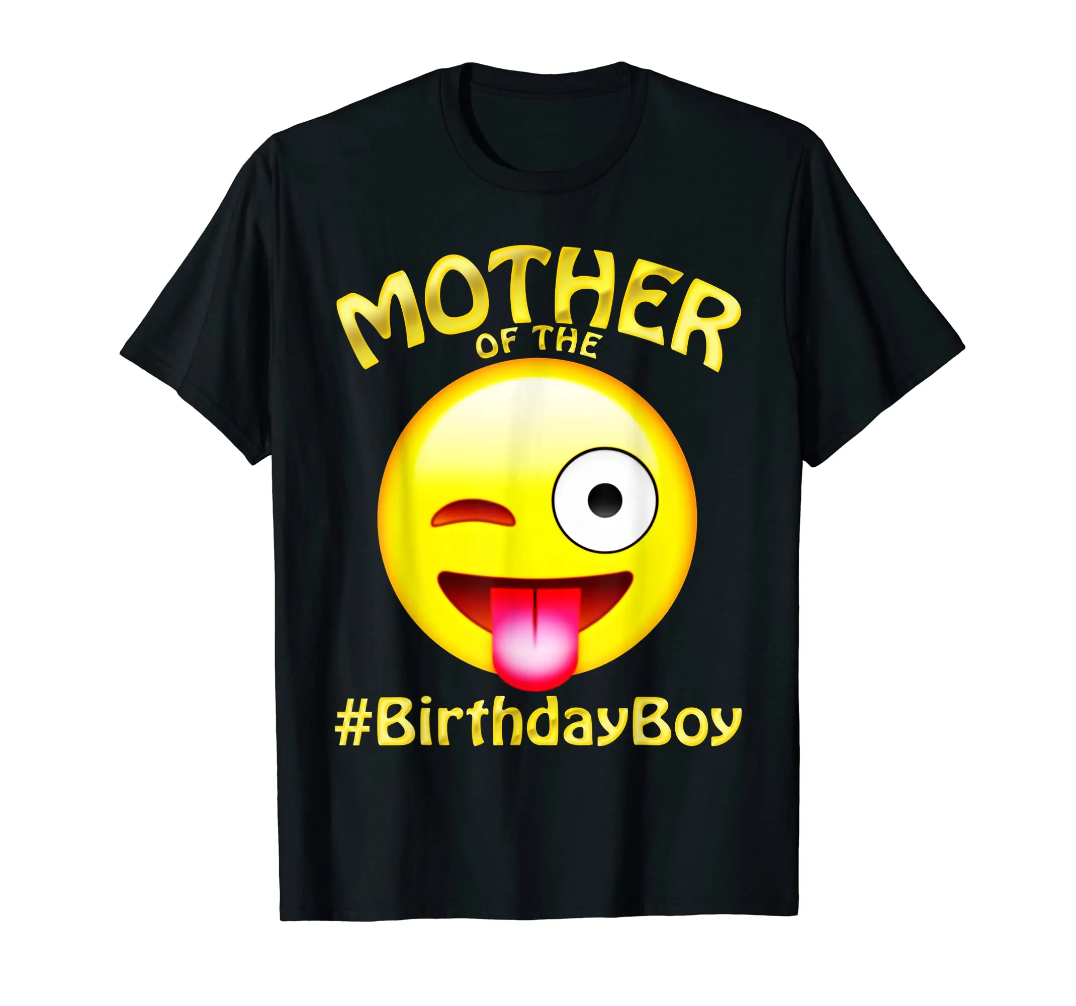 Mother Of The Birthday Boy Emoji Shirt Gifts Cute Party