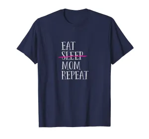 New Mommy Tshirt Sleep Deprived New Mother Tee Newborn Life