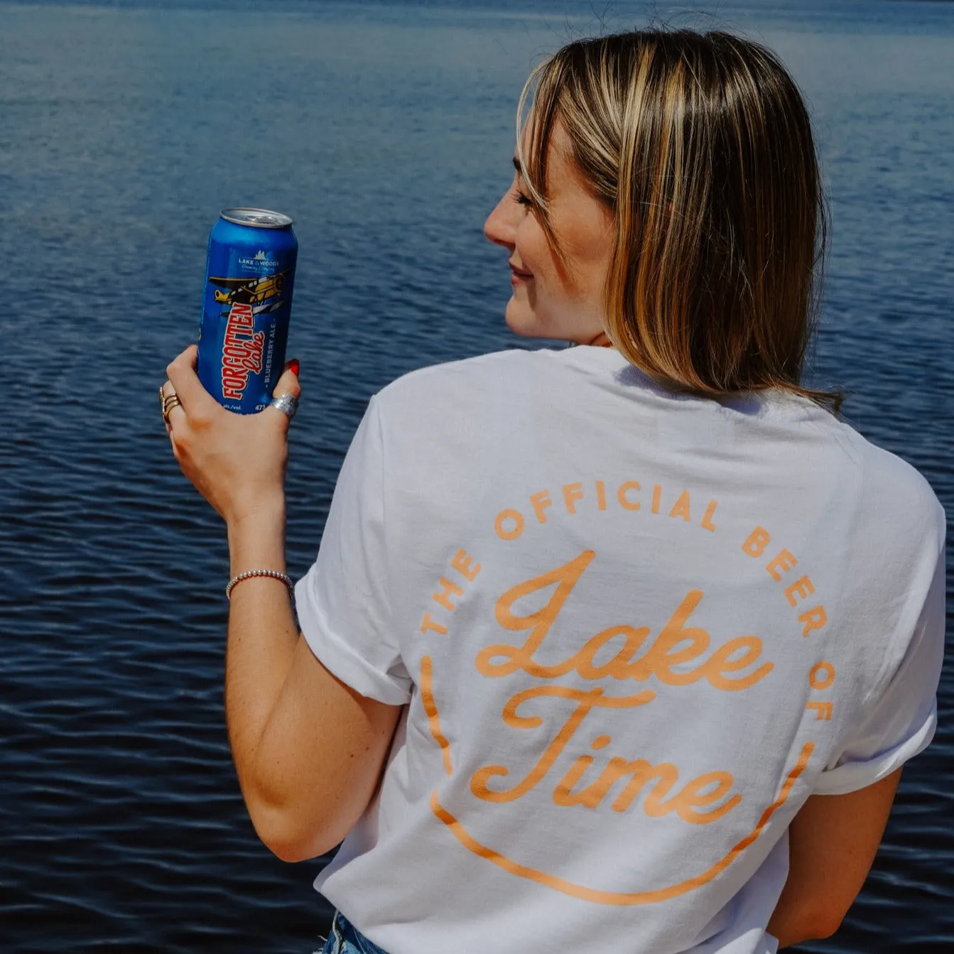 Official Beer of Lake Time Tee