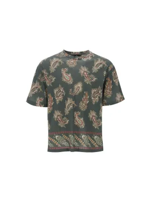 Paisley Print Cotton Tee