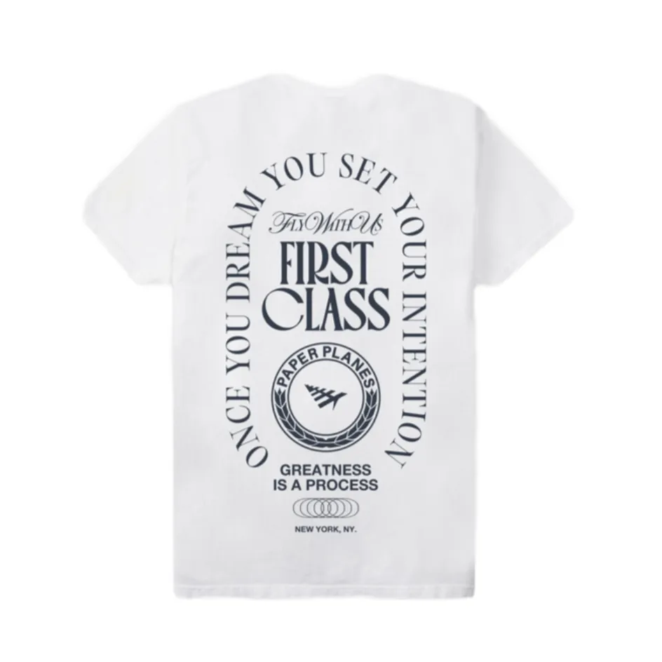 Paper Planes First Class Tee - White