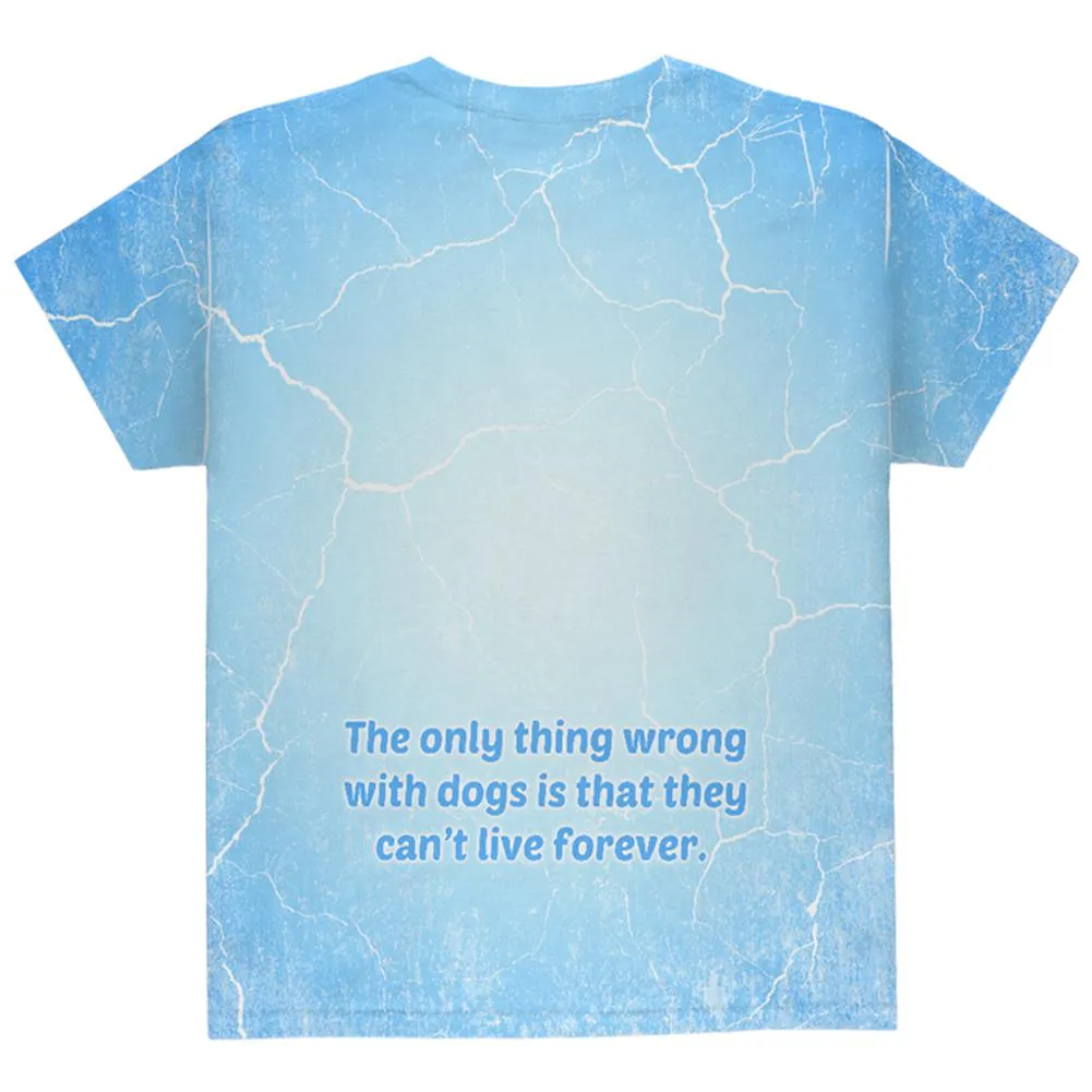 Poodle Live Forever All Over Youth T Shirt