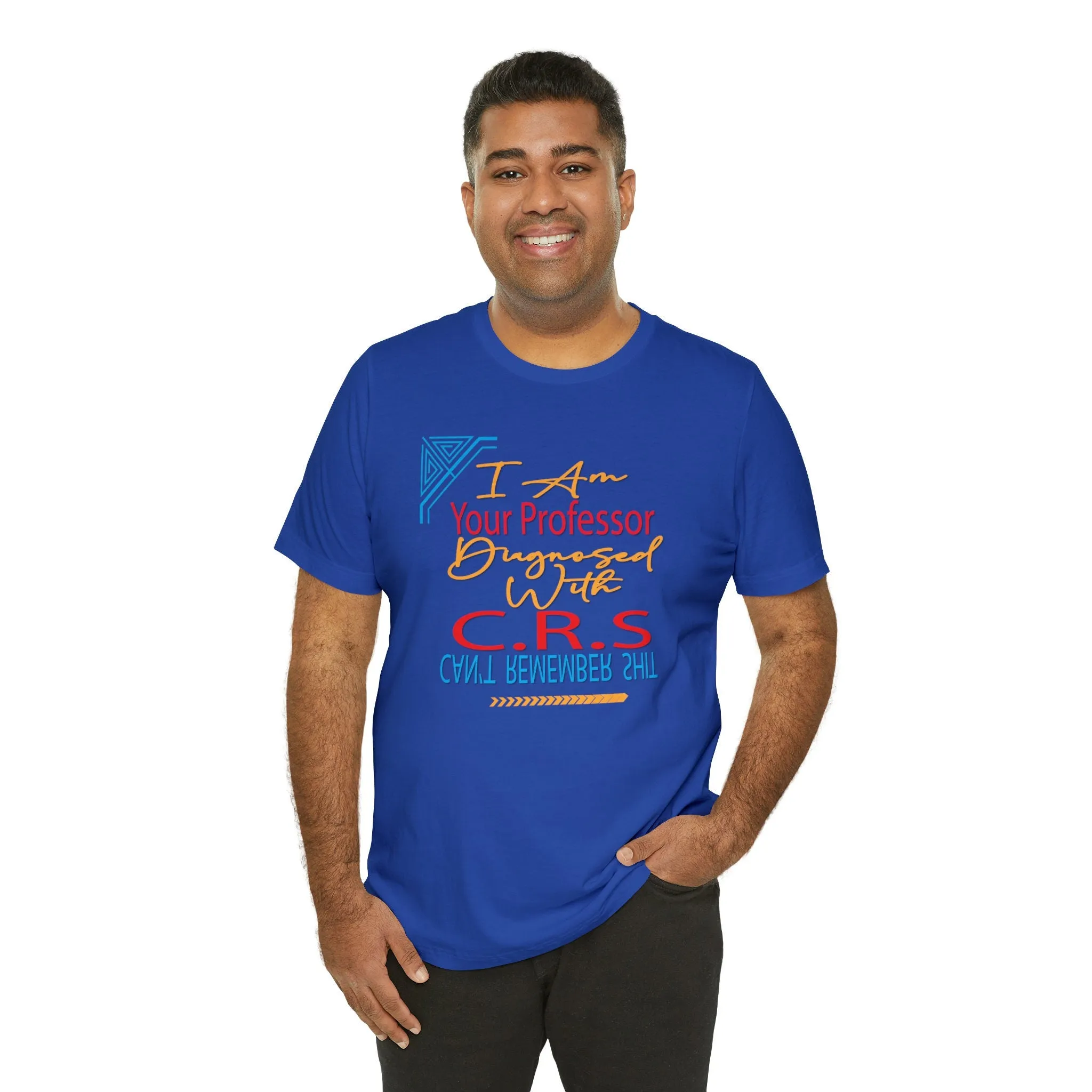 Professor Black T-shirt | Funny Graphics T shirts  | Colorful Cute tees | Unisex Jersey Short Sleeve blouse