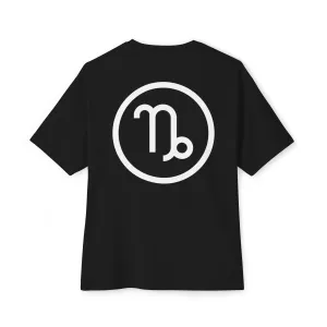 "C.A.P.R.I.C.O.R.N." Unisex Oversized Boxy Tee