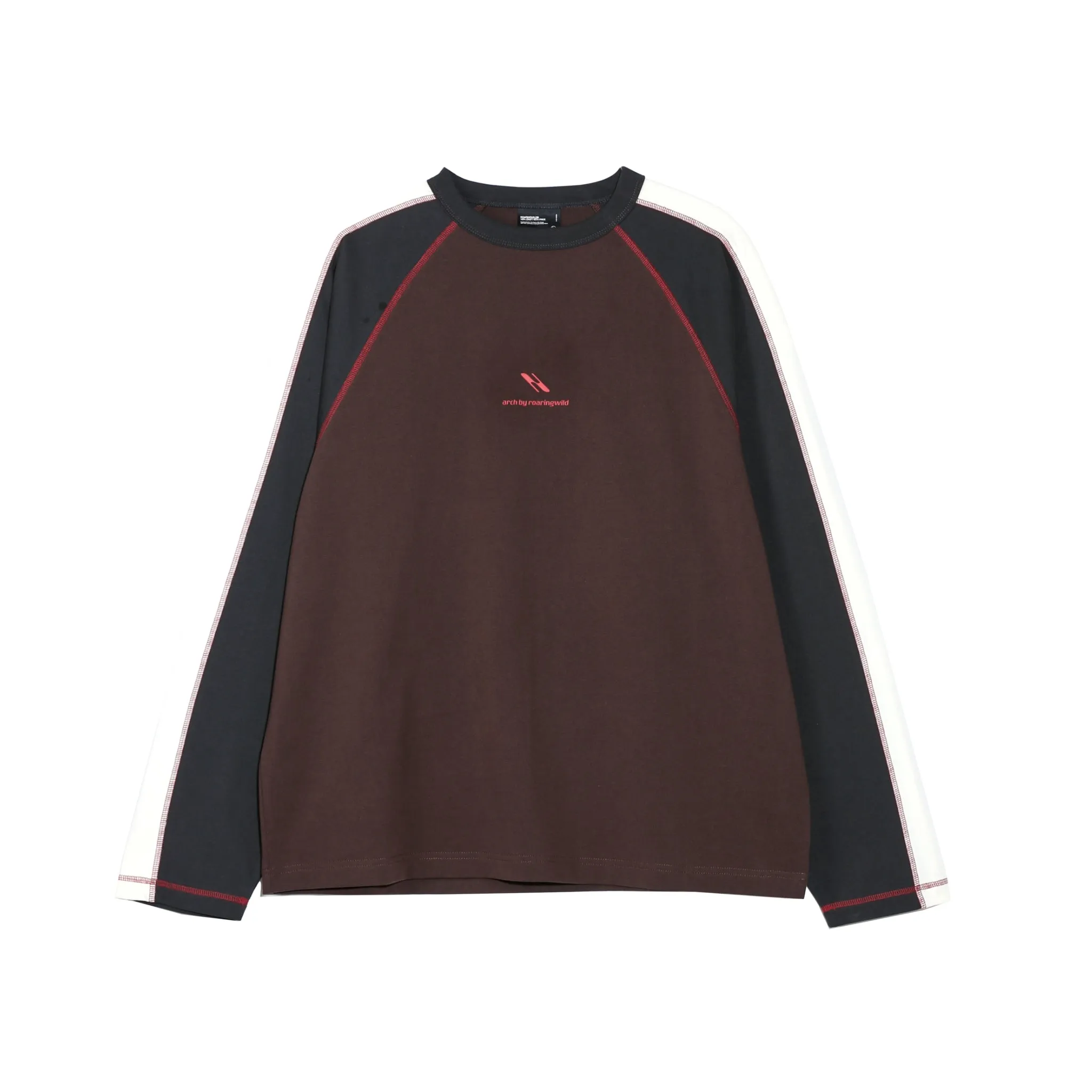 Retro Sewing LS T-Shirt Dark Brown