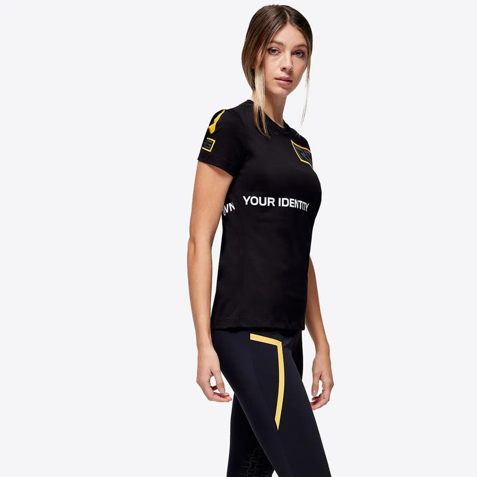 RG OYI Women's Cotton T-Shirt Black