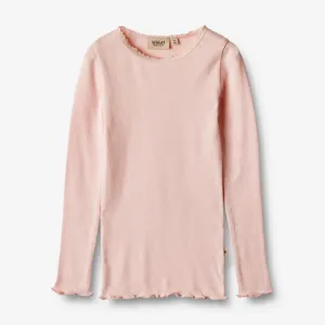 Rib T-Shirt L/S Reese - rose ballet