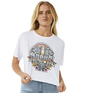 Rip Curl Block Party Crop Short Sleeve Tee