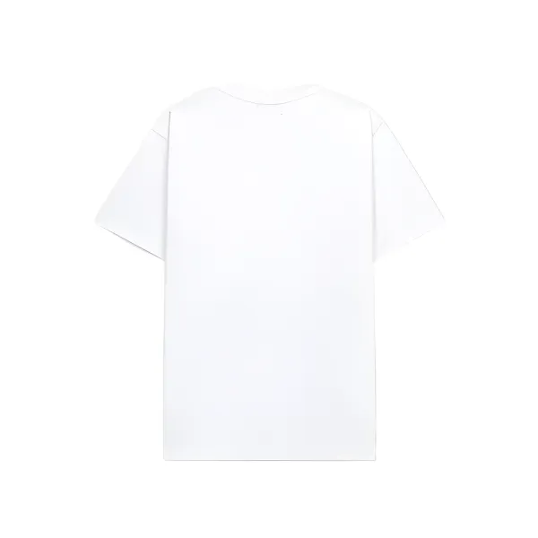 RtA Rico White Collar Logo Tee - White