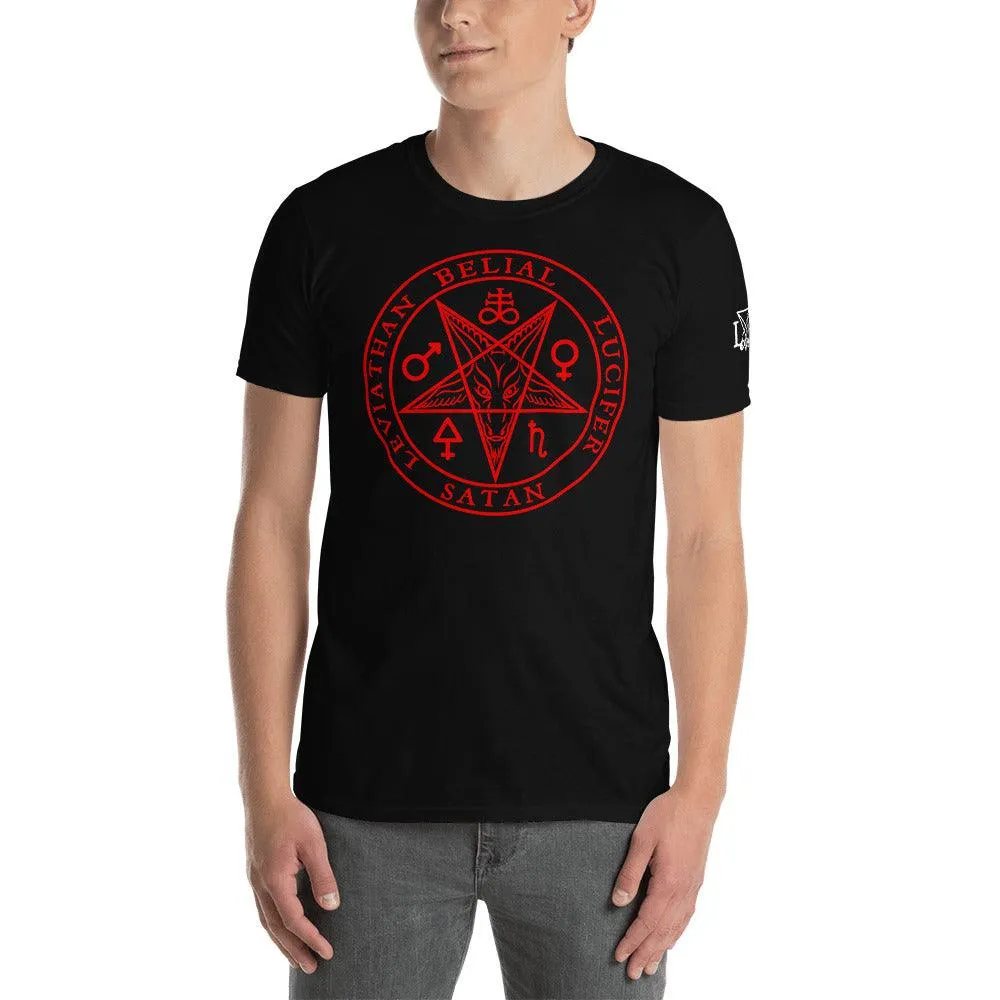 Satanic Sigil Cipher Short-Sleeve Unisex T-Shirt